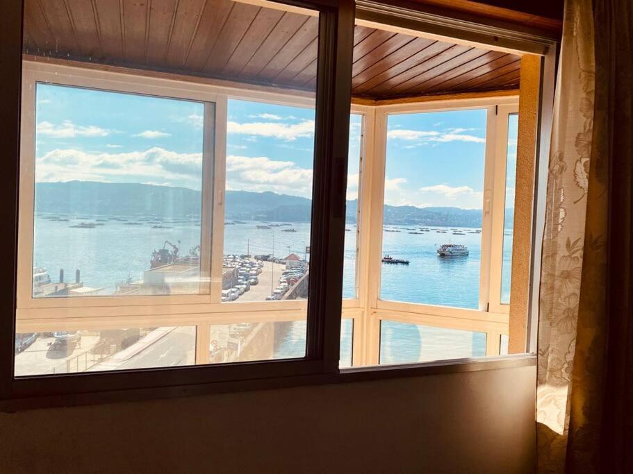 Apartament Disfruta Del Mar Y La Brisa Marina - Xanela Ao Mar Moaña Zewnętrze zdjęcie